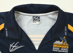 BRUMBIES RUGBY CANTERBURY WOMENS SHIRT M