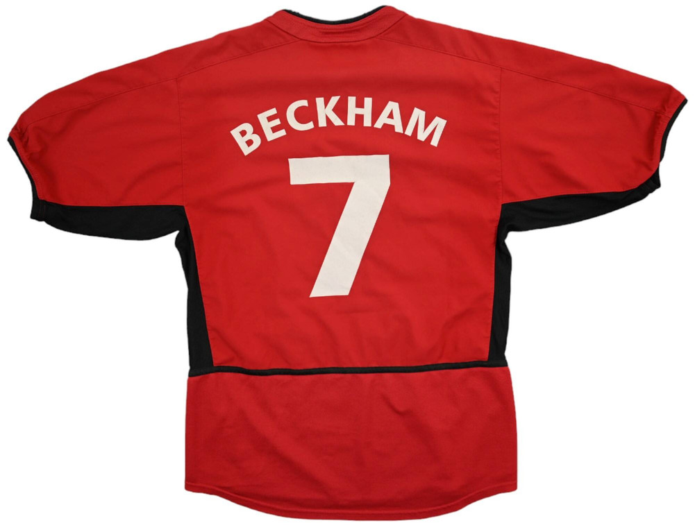 2002-04 MANCHESTER UNITED *BECKHAM* SHIRT S