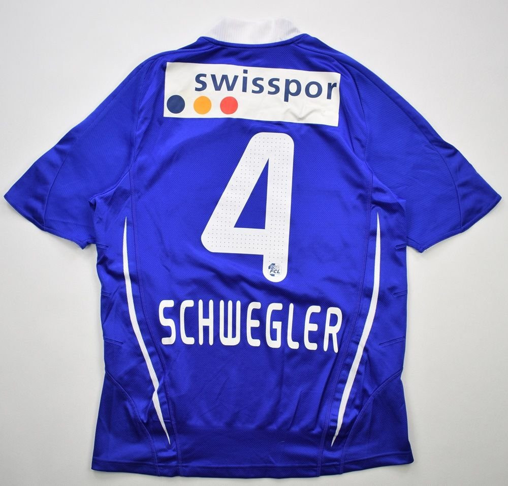 2009-10 FC LUZERN *SCHWEGLER* SHIRT SHIRT M