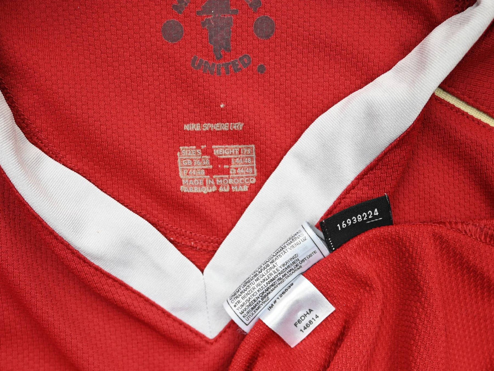 2006-07 MANCHESTER UNITED SHIRT S