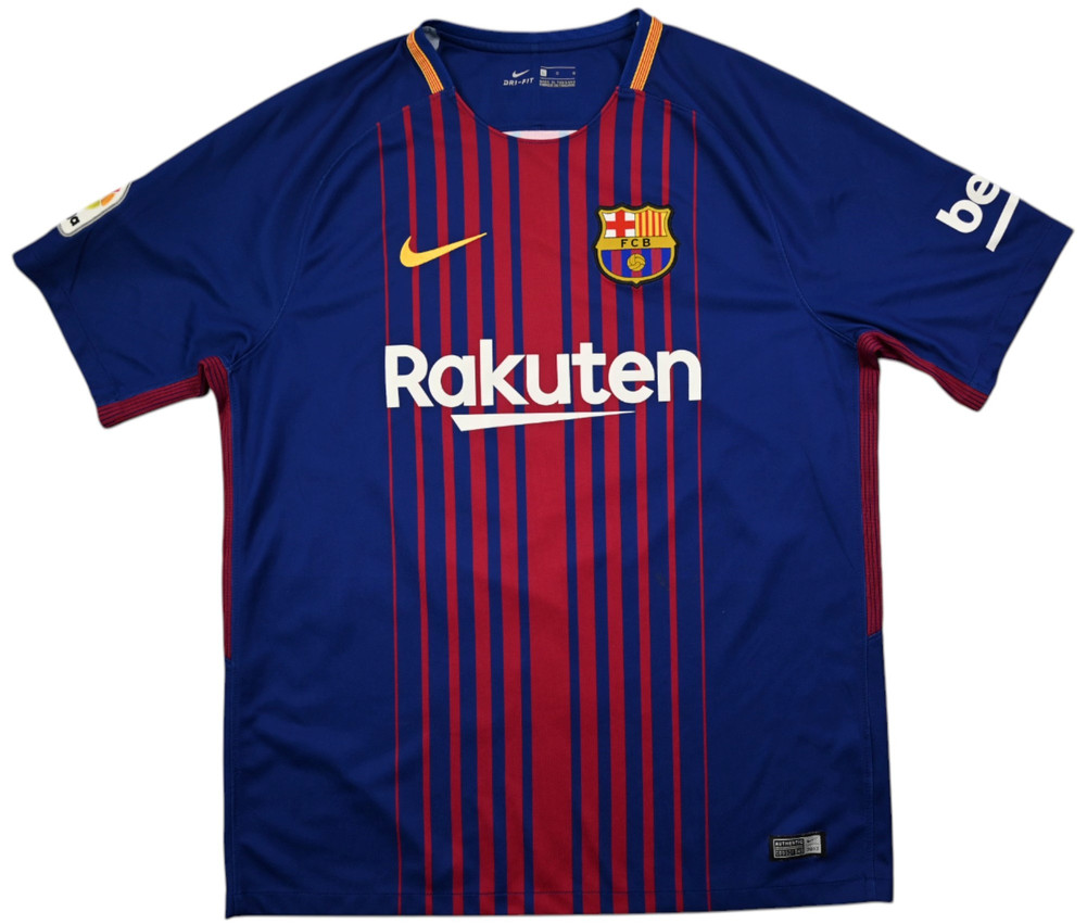 2017-18 BARCELONA *A.INIESTA* SHIRT L