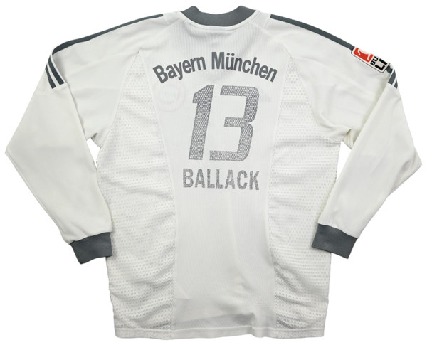 2002-03 BAYERN MUNCHEN *BALLACK* LONGSLEEVE SHIRT XL. BOYS/S