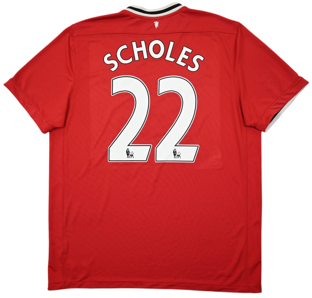 2011-12 MANCHESTER UNITED *SCHOLES* KOSZULKA XL