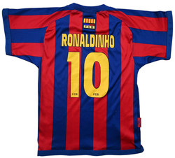 2005-06 BARCELONA *RONALDINHO* KOSZULKA S.BOYS