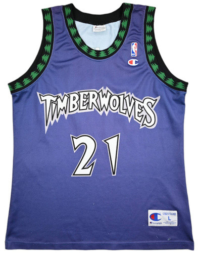 MINNESOTA TIMBERWOLVES *GARNETT* NBA SHIRT L