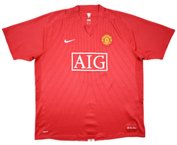 2007-09 MANCHESTER UNITED *SOLSKJAER* SHIRT XXL