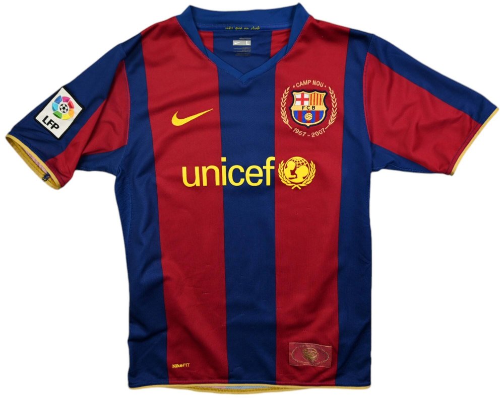 2007-08 FC BARCELONA SHIRT L. BOYS