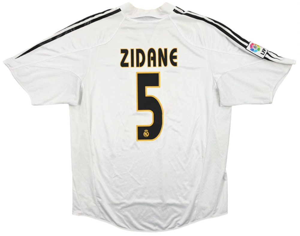 2004-05 REAL MADRID *ZIDANE* SHIRT XXL
