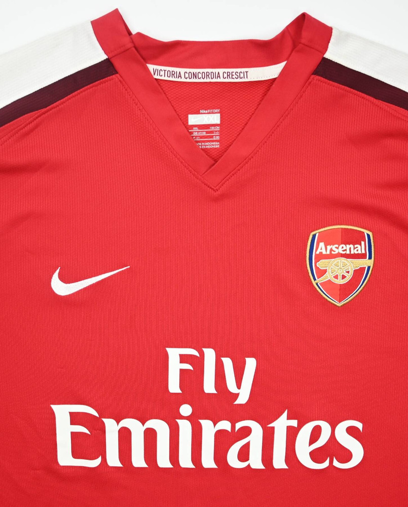2008-10 ARSENAL LONDON SHIRT XXL