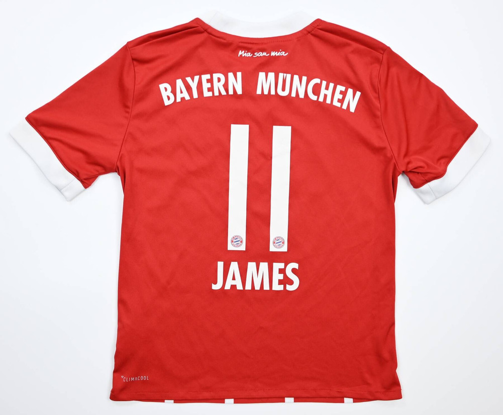 2017-18 BAYERN MUNCHEN *JAMES* SHIRT S. BOYS 