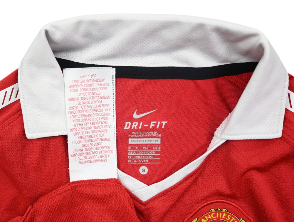 2010-11 MANCHESTER UNITED SHIRT S. BOYS