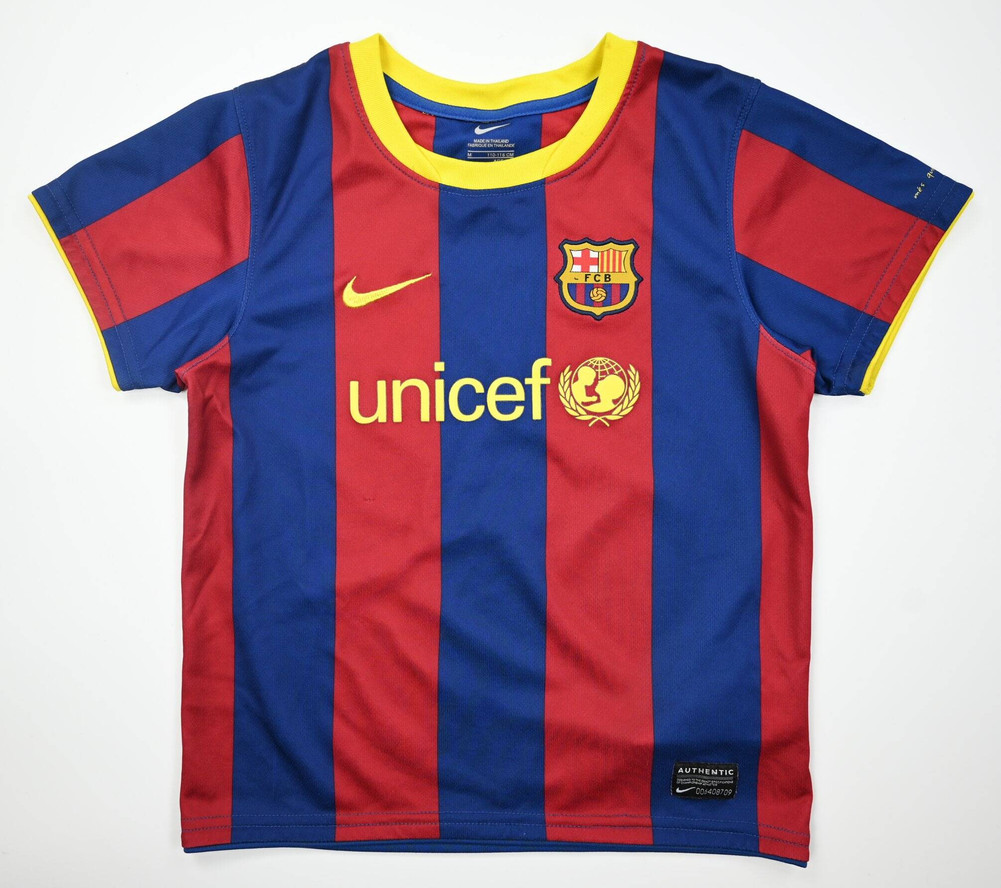 2010-11 FC BARCELONA KOSZULKA M. BOYS 110CM