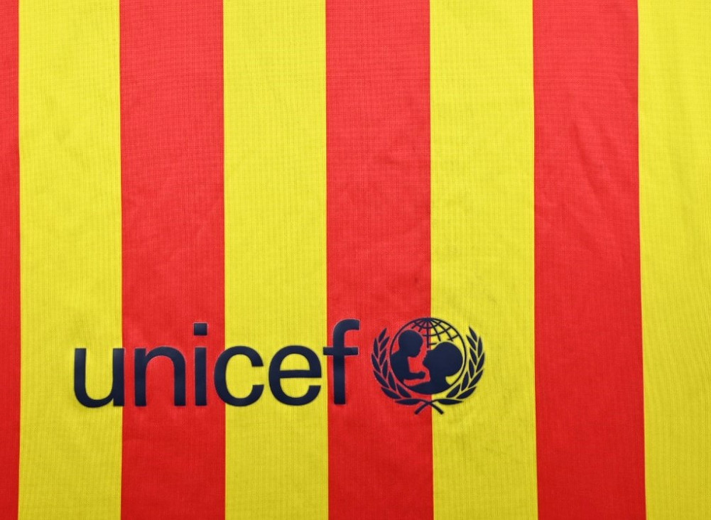 2013-14 FC BARCELONA BASIC SHIRT L