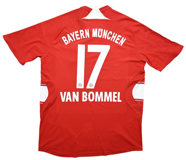 2007-08 BAYERN MUNCHEN VAN BOMMEL* SHIRT M
