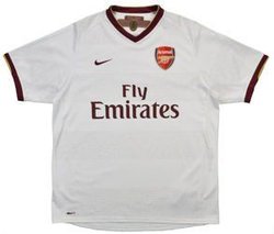 2007-08 ARSENAL LONDON SHIRT L. BOYS