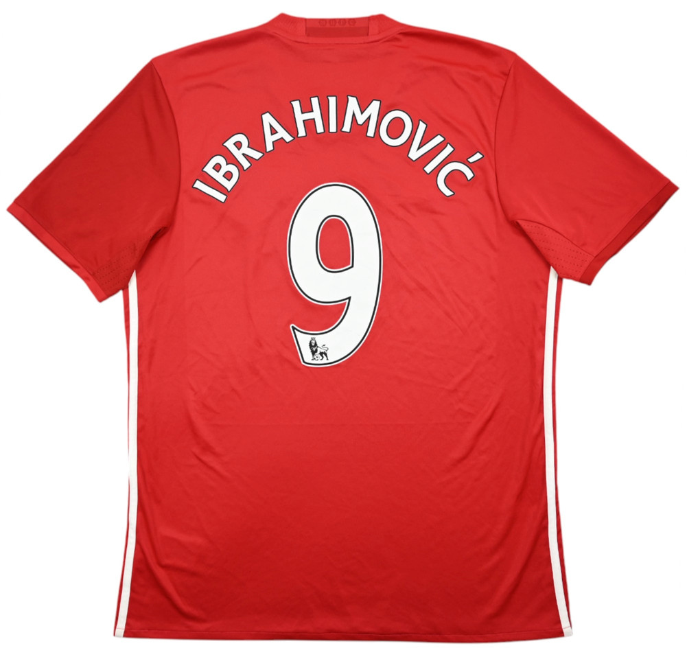 2016-17 MANCHESTER UNITED *IBRAHIMOVIC* SHIRT L