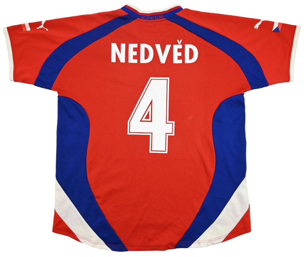 2000-02 CZECH REPUBLIC *NEDVED* SHIRT XL