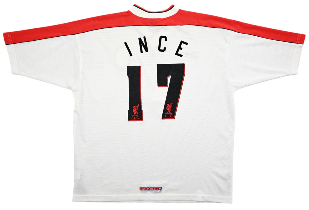 1998-99 LIVERPOOL *INCE* SHIRT 2XL