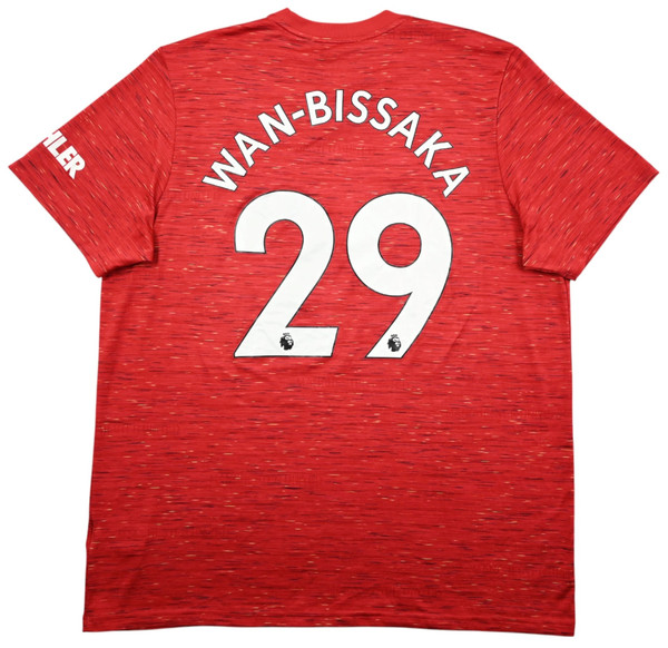 2020-21 MANCHESTER UNITED *WAN-BISSAKA* SHIRT XXL