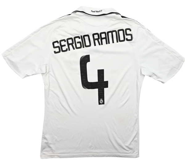 2008-09 REAL MADRID *SERGIO RAMOS* SHIRT M