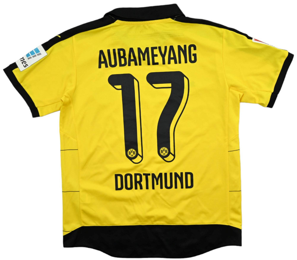 2015-16 BORUSSIA DORTMUND *AUBAMEYANG* SHIRT XXL .BOYS