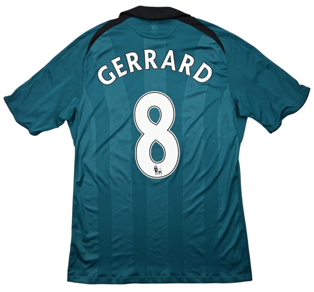 2008-09 LIVERPOOL *GERRARD* SHIRT M