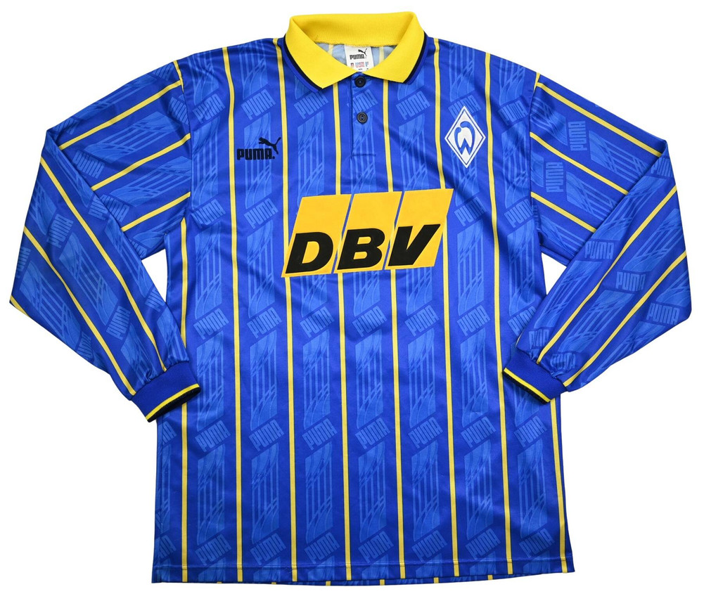 1995-96 WERDER BREMEN *BASLER* LONGSLEEVE SHIRT M