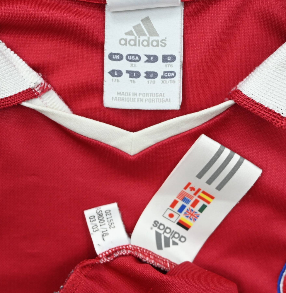 2003-05 BAYERN MUNCHEN *ZE ROBERTO* SHIRT XL. BOYS