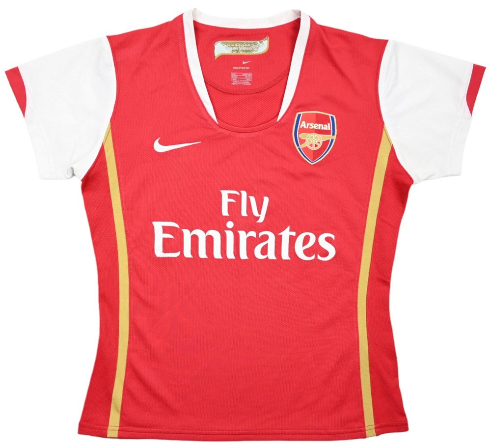 2006-08 ARSENAL LONDON SHIRT WOMENS S