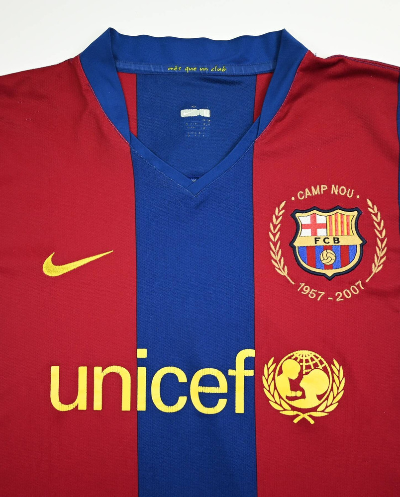 2007-08 FC BARCELONA SHIRT L