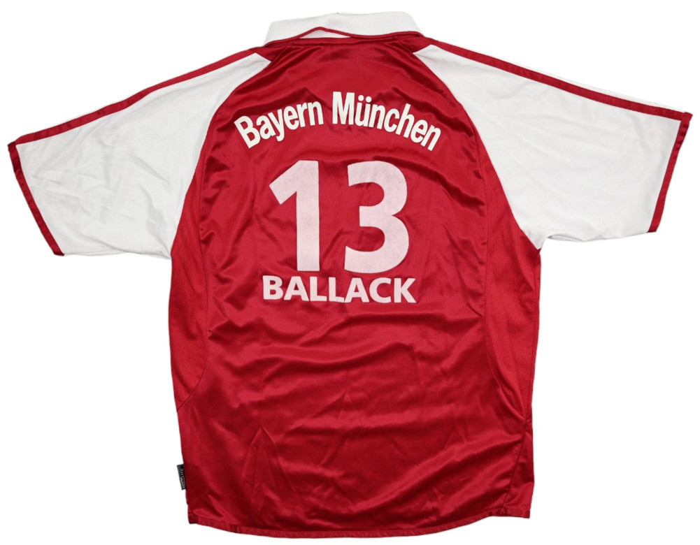 2004-05 BAYERN MUNCHEN *BALLACK* SHIRT XL. BOYS