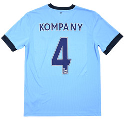 2014-15 MANCHESTER CITY *KOMPANY* SHIRT L
