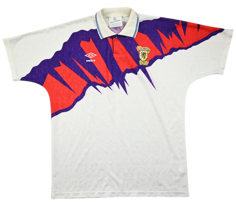 1991-93 SCOTLAND KOSZULKA L