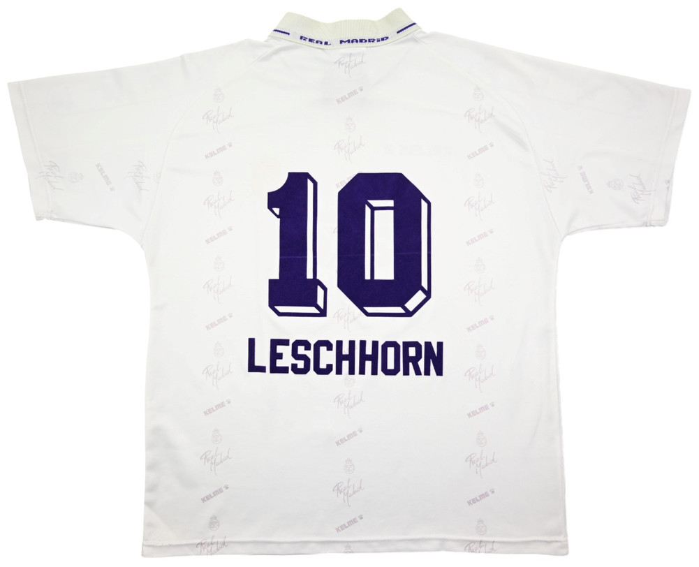1994-96 REAL MADRID *LESCHHORN* SHIRT XL