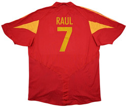 2004-06 SPAIN *RAUL* SHIRT XXL