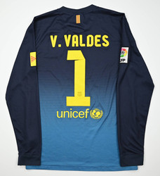 2012-13 FC BARCELONA *VALDES* SHIRT GK LONGSLEEVE S