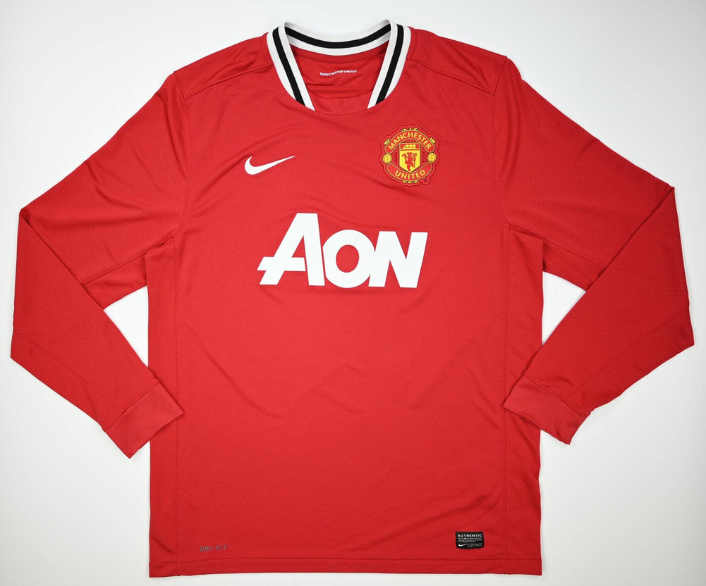 2011-12 MANCHESTER UNITED LONGSLEEVE L
