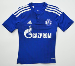 2014-16 SCHALKE 04 KOSZULKA XS. BOYS 