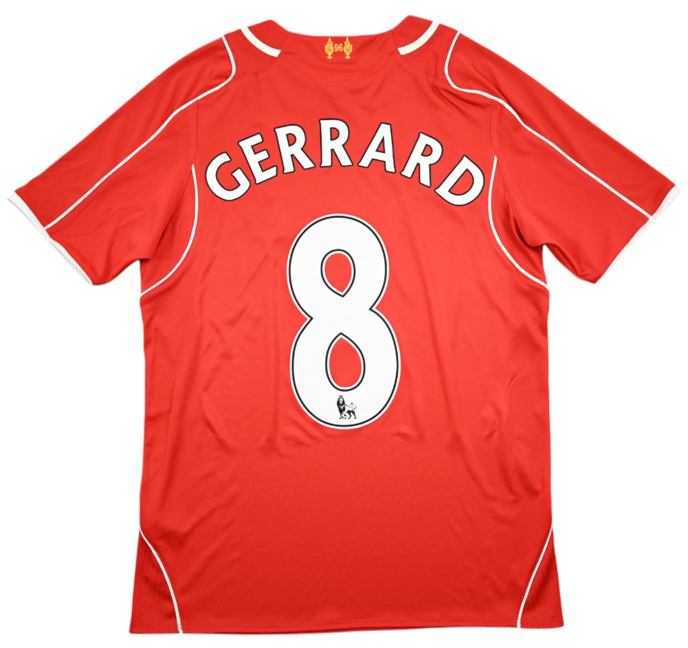 2014-15 LIVERPOOL *GERRARD* SHIRT S