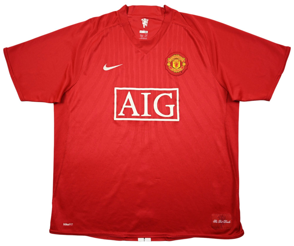 2007-09 MANCHESTER UNITED *RONALDO* SHIRT XL