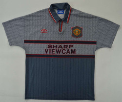 1995-96 MANCHESTER UNITED *CANTONA* SHIRT L