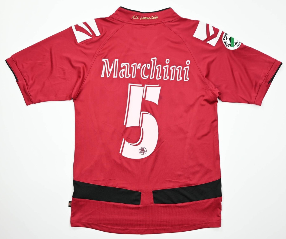 2009-10 AS LIVORNO CALCIO *MARCHINI* KOSZULKA L