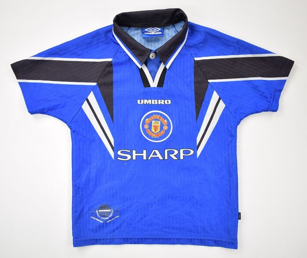 1996-97 MANCHESTER UNITED *SOLSKJAER* SHIRT S. BOYS