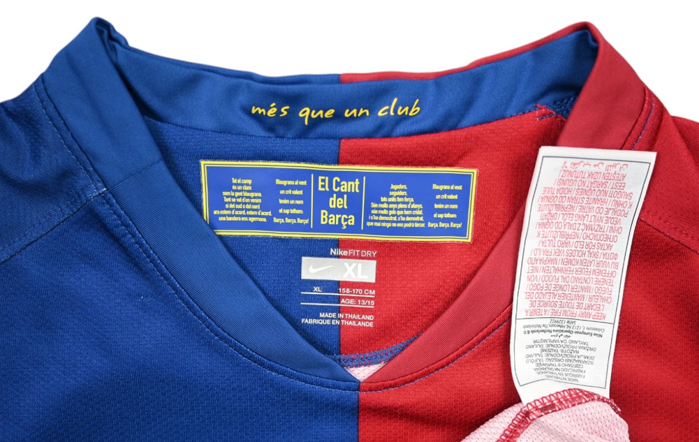 2008-09 BARCELONA *MESSI* SHIRT XL. BOYS