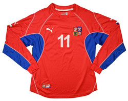 2002 CZECH REPUBLIC #11 MATCH WORN KOSZULKA XL