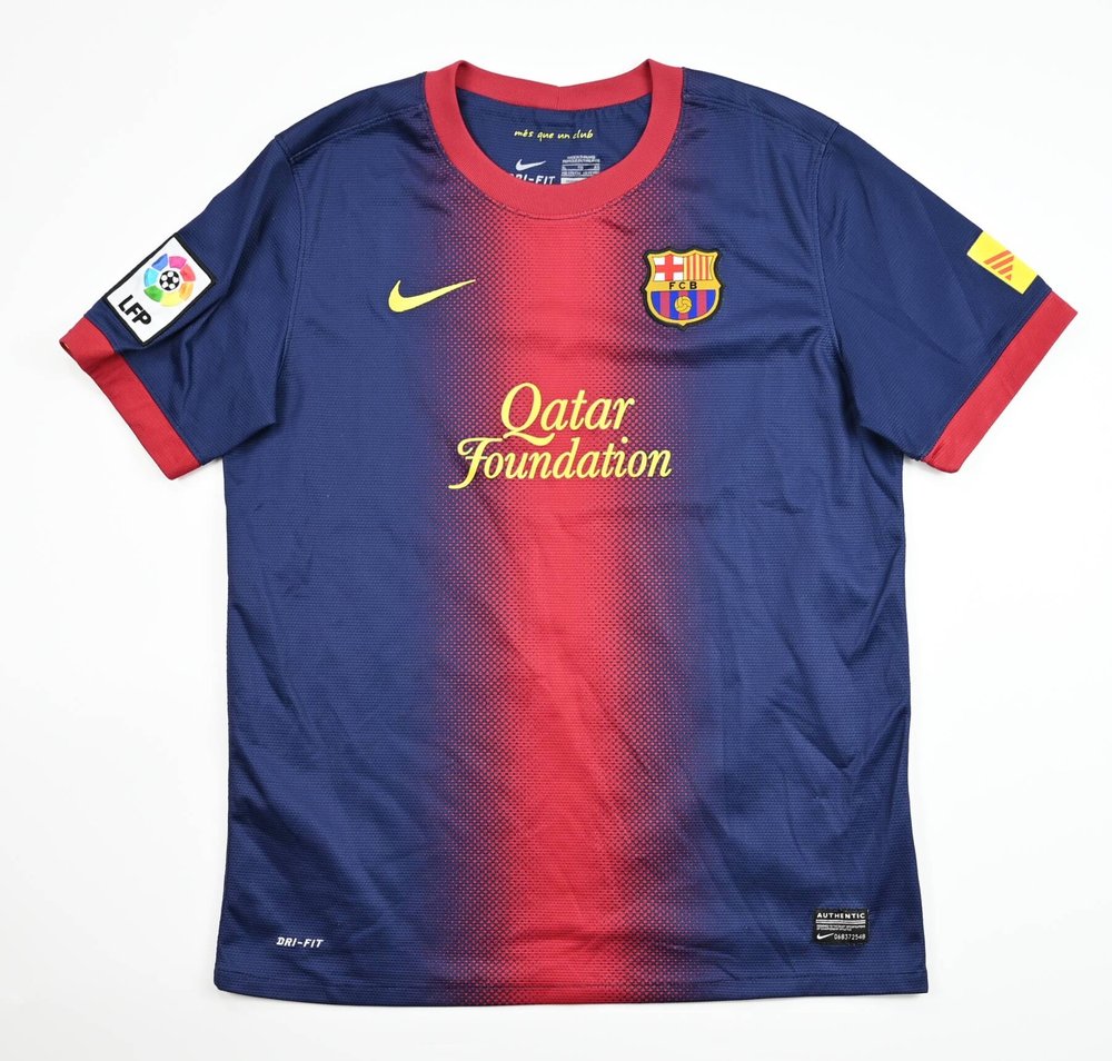 2012-13 FC BARCELONA SHIRT XL. BOYS