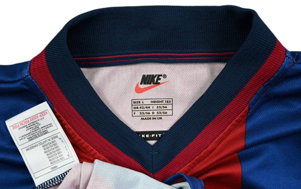 1998-99 FC BARCELONA *AMUNIKE* SHIRT L