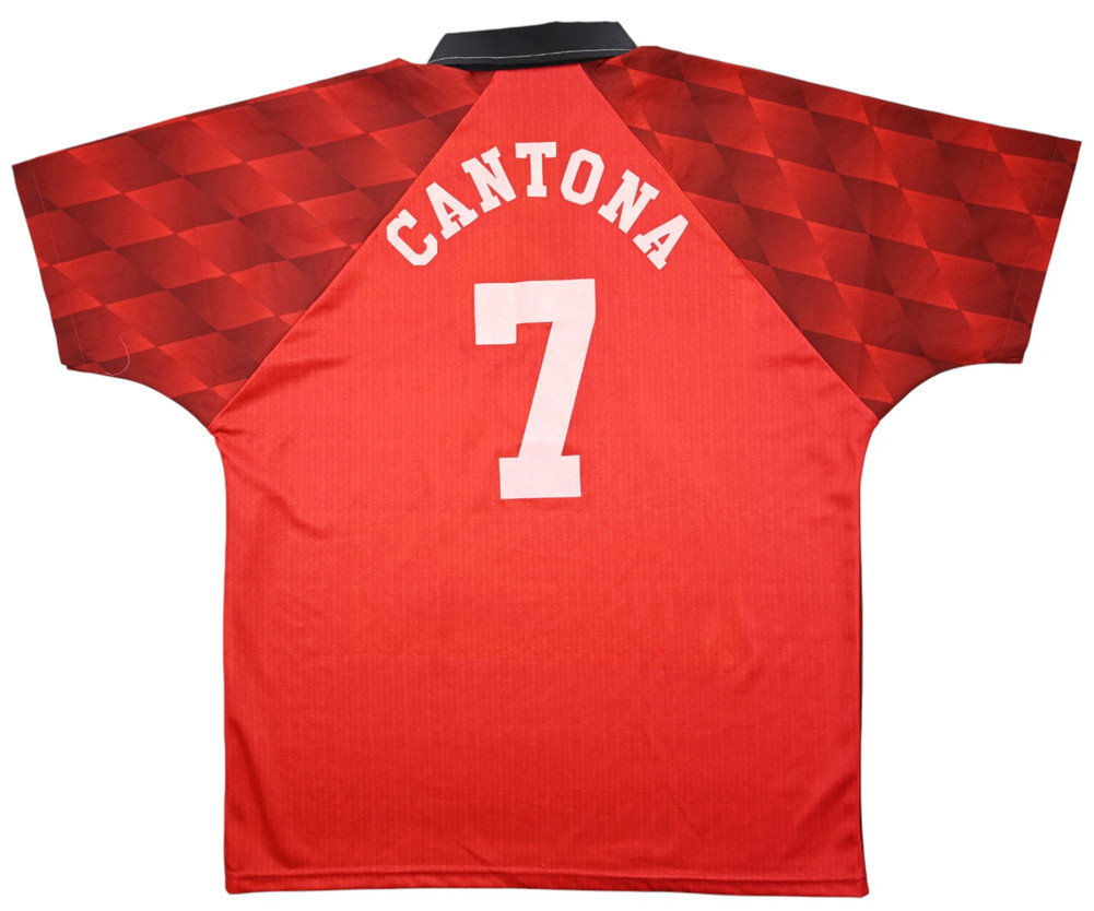 1996-98 MANCHESTER UNITED *CANTONA* SHIRT L