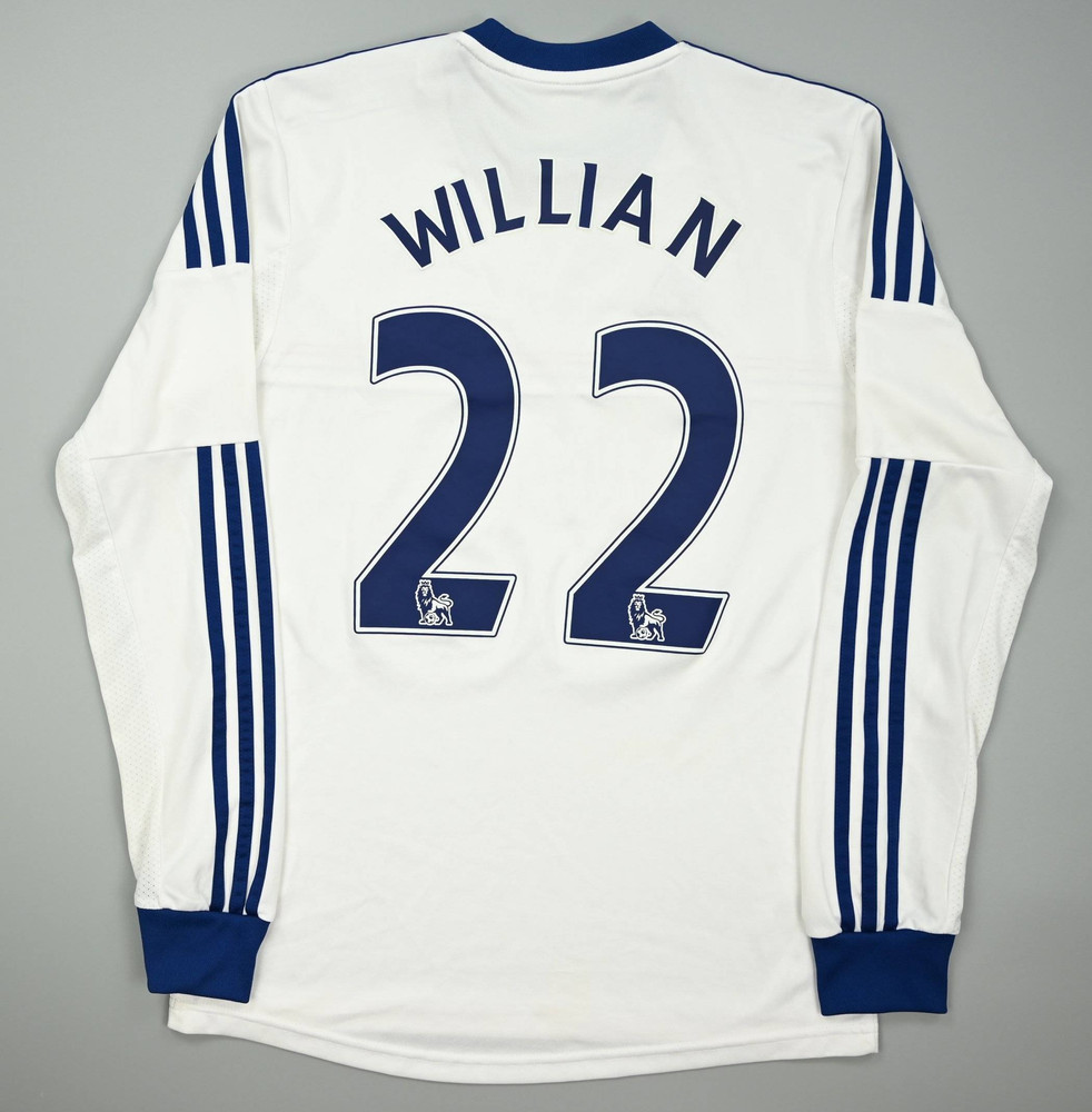 2013-14 CHELSEA LONDON *WILLIAN* SHIRT LONGSLEEVE S
