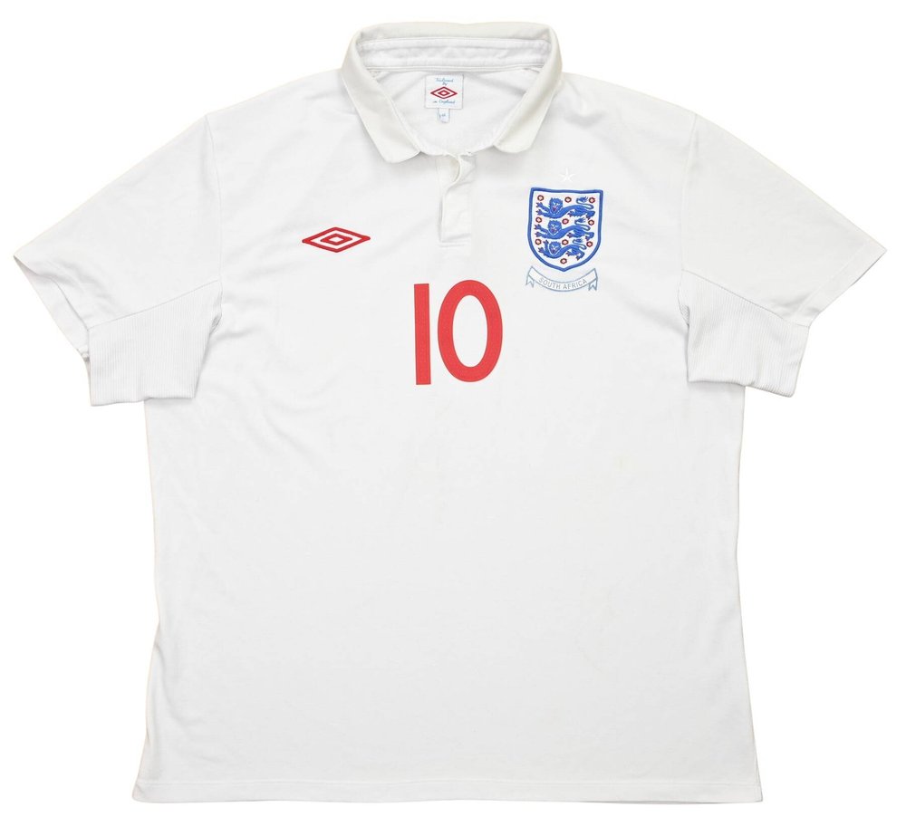 2009-10 ENGLAND *ROONEY* SHIRT L